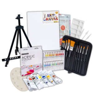 Набір для малювання з мольбертом, художній, акриловий ARTONE-hobi-Art