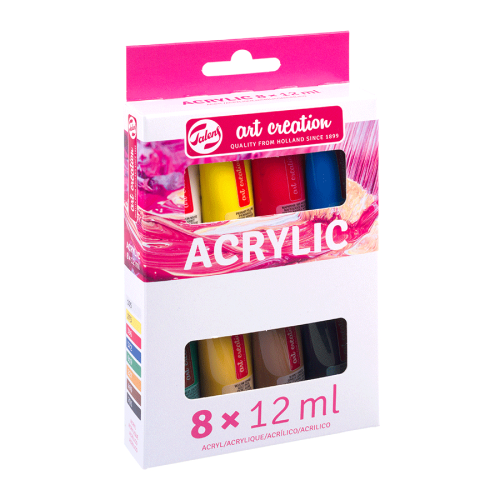 Набор акриловых красок ArtCreation 8x12 мл, пластиковая туба Royal Talens