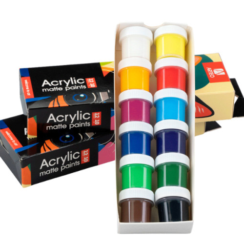 Набор акриловых красок ColorCat матовый 12x10мл Arteo