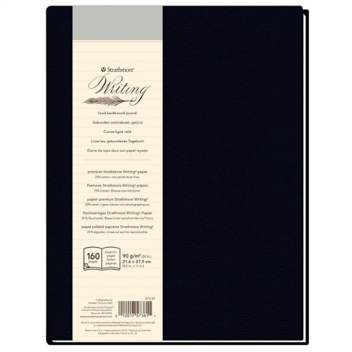 Блокнот для художественных записей Strathmore 500 Writing Art Journal 21,6х27, 94см, 90г/м, 80 листов, Strathmore