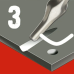 Резцы для линогравюры №3 (набор 5 шт) L5/3 ESSDEE