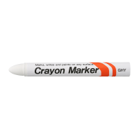 Промисловий маркер-олівець перманентний CRAYON MARKER, 15 мм, Білий, Sakura