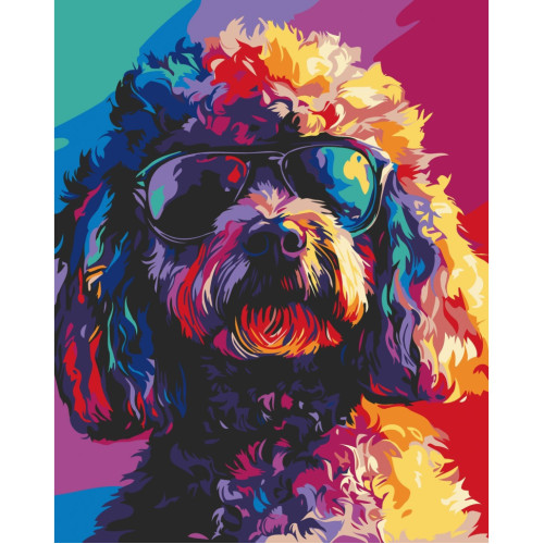 Картина за номерами Крута собачка 11583-AC, 40х50 см Картина за номерами Крута собачка 11583-AC, 40х50 см