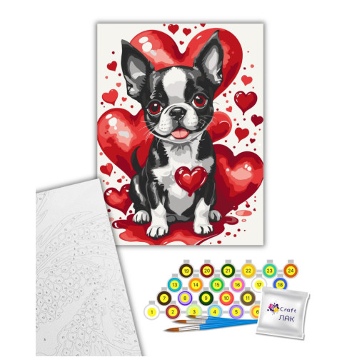 Картина по номерам Ушастый Валентин 11701-AC, 30х40 см Картина по номерам Ушастый Валентин 11701-AC, 30х40 см