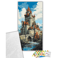 Картина по номерам Сказочный замок 11067-AC, 40х80 см