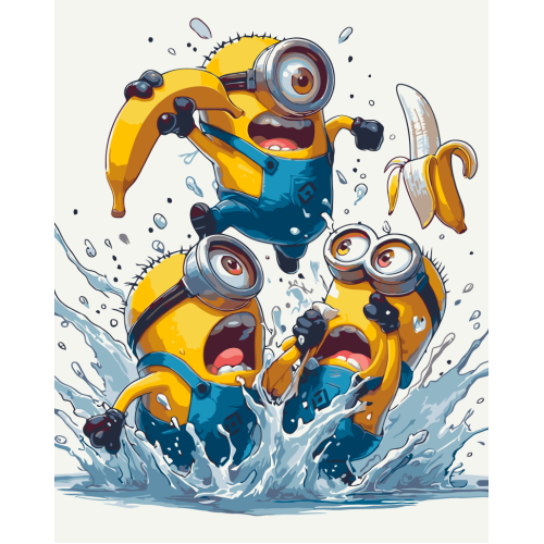 Картина за номерами Чоловіки і банан Banana 16523-AC, 40х50 см Картина за номерами Чоловіки і банан Banana 16523-AC, 40х50 см