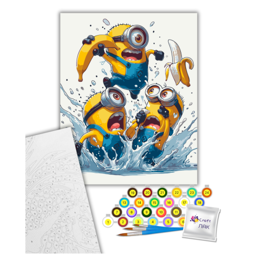 Картина за номерами Чоловіки і банан Banana 16523-AC, 40х50 см