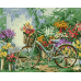 Картина за номерами Велосипед у квітах 12501-AC, 40х50 см Картина за номерами Велосипед у квітах 12501-AC, 40х50 см