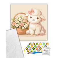 Картина за номерами Чарівне ягня 15599-AC, 30х30 см Картина за номерами Чарівне ягня 15599-AC, 30х30 см