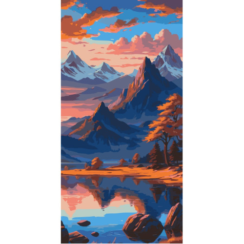 Картина по номерам Гармония природы 11057-AC, 40х80 см Картина по номерам Гармония природы 11057-AC, 40х80 см