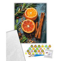 Картина по номерам Специи для глинтвейна 12042-AC, 40х50 см Картина по номерам Специи для глинтвейна 12042-AC, 40х50 см