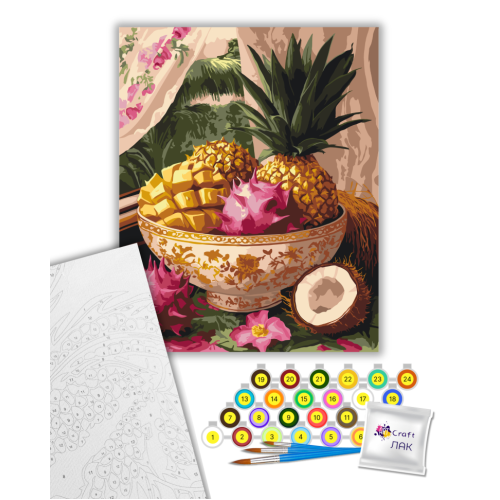 Картина по номерам Тропические дары 12058-AC, 40x50 см Картина по номерам Тропические дары 12058-AC, 40x50 см