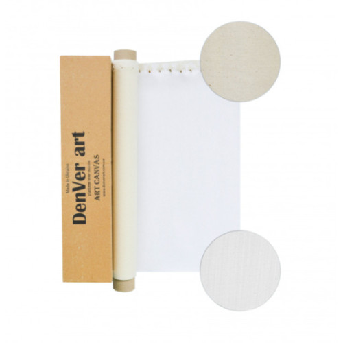 Холст в рулоне хлопок, мелкое зерно, цвет белый (бязь) м/п, 250 г/м2 ПРБ0611591285