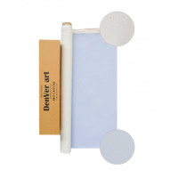 Холст в рулоне хлопок, среднее зерно, цвет серый м/п, 410 г/м2 ПРБ1631591285