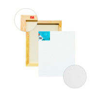 Холст на подрамнике хлопок, 40х60 см, среднее зерно, боковая натяжка, профиль 35х18 мм, белый грунт П30Б161б40х60