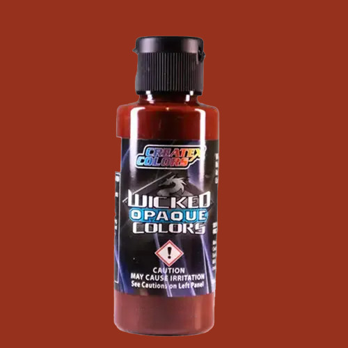 Краска для аэрографии непрозрачный Красный оксид W090, Wicked Opaque Red Oxide, 60 мл