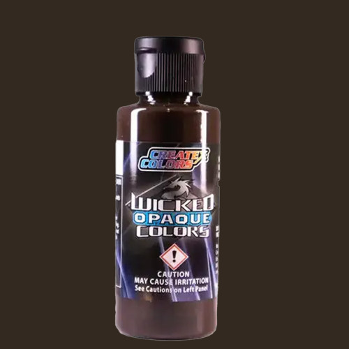 Краска для аэрографии непрозрачный Натуральная умбра W097, Wicked Opaque Raw Umber, 60 мл