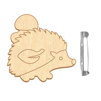 Заготовка брошки для розфарбовування №094 Їжачок