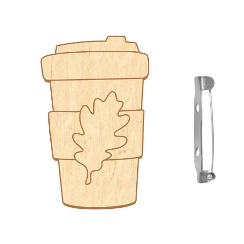 Заготовка броши для раскрашивания №099 Осени глоток