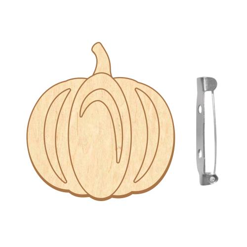 Заготовка брошки для розфарбовування №101 Гарбуз