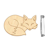 Заготовка броши для раскрашивания №104 Хитрая лисичка Заготовка броши для раскрашивания №104 Хитрая лисичка