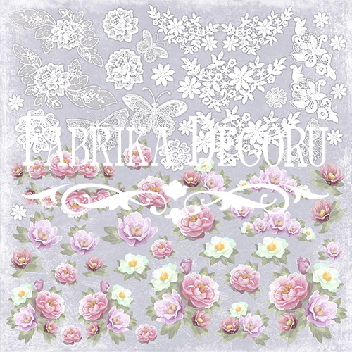 Лист для вырезания Shabby Dreams №3 30,5х30,5 см