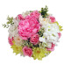 Коробочка-сюрприз Літня Феєрія з квітами з мильної пінки, 8 троянд, 11 хризантем, 2 гортензії, 1 півонія