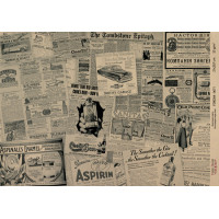 Декупажная карта на крафт бумаге 29,7x21см, Scienze antiche , №0071