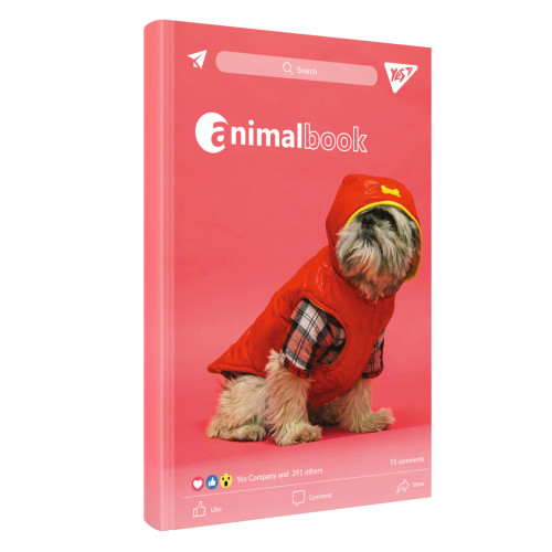 Блокнот у лінійку А5 7БЦ Animalbook YES, 64 арк. Блокнот у лінійку А5 7БЦ Animalbook YES, 64 арк.
