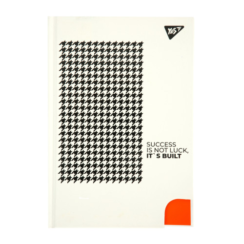 Блокнот у лінійку А5 7БЦ Success is built White YES, 64 арк.