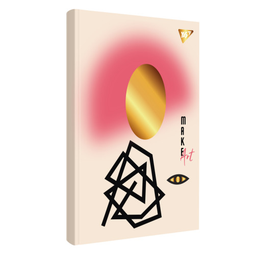 Блокнот у лінійку А5 7БЦ Make art YES, 64 арк. Блокнот у лінійку А5 7БЦ Make art YES, 64 арк.