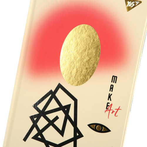 Блокнот у лінійку А5 7БЦ Make art YES, 64 арк. Блокнот у лінійку А5 7БЦ Make art YES, 64 арк.