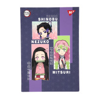 Блокнот у лінійку А5 інтегральний Demon Slayer YES, 64 арк.