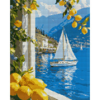 Алмазна мозаїка на підрамнику SANTI Літня відпустка 40x50 см