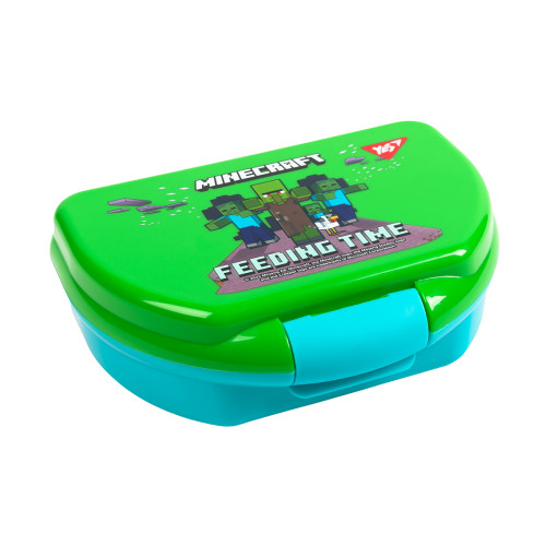 Контейнер Yes Minecraft 350 мл, зеленый
