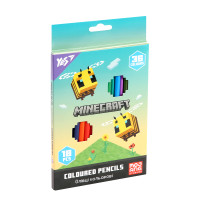Кольорові олівці Yes 18/36 кольорів Minecraft Spring
