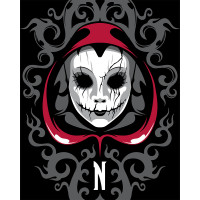 Картина по номерам с LED подсветкой 40х50 см, SANTI Wednesday Ominous Mask