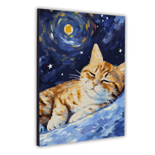 Картина по номерам с алмазной мозаикой SANTI Сладкий сон, 40x50 см