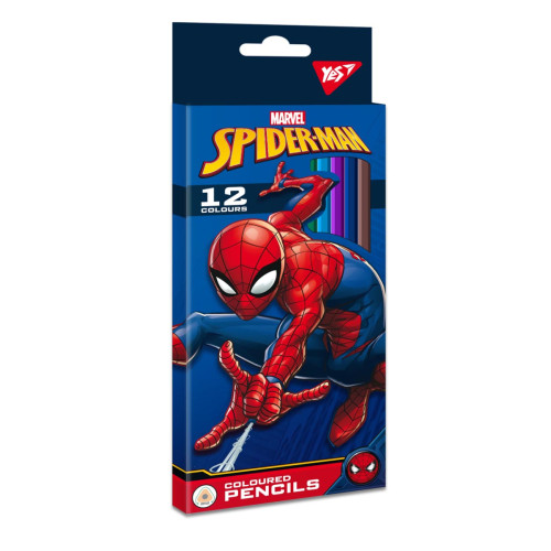 Кольорові олівці YES 12 кольорів Marvel Кольорові олівці YES 12 кольорів Marvel