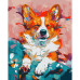 Картина по номерам 40х50 см, SANTI Любимый корги