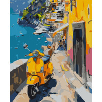 Картина по номерам 40х50 см, SANTI Романтическое побережье Картина по номерам 40х50 см, SANTI Романтическое побережье