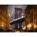 Картина по номерам с LED подсветкой 30х40 см, SANTI Брукленский мост