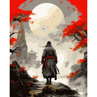 Картина за номерами SANTI Шлях самурая, 40x50см