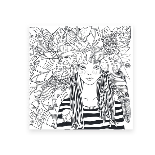 Розмальовка-антистрес Чарівні дівчата Розмальовка-антистрес Чарівні дівчата