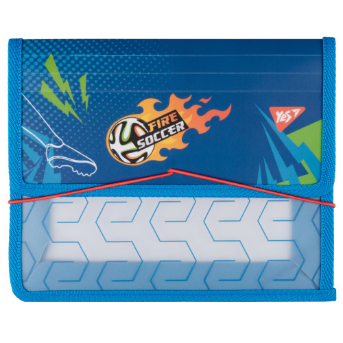 Папка для зошитів Yes пластикова на резинці B5 Football