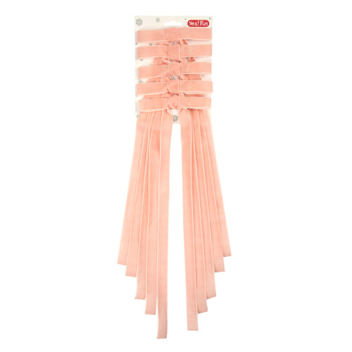 Набор украшений декоративных Yes! Fun Банты 35x13 см пудровые 5шт