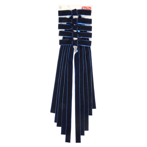 Набор украшений декоративных Yes! Fun Банты 35x13 см синие 5шт