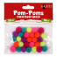 Помпони неонові кольори асорті акрил d 12 мм 30 шт/уп, SANTI