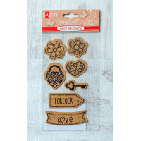 Пробковий стікер, 7 шт/уп