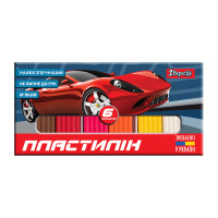 Пластилін 1 Вересня 6 кольорів 120 г Maxdrift